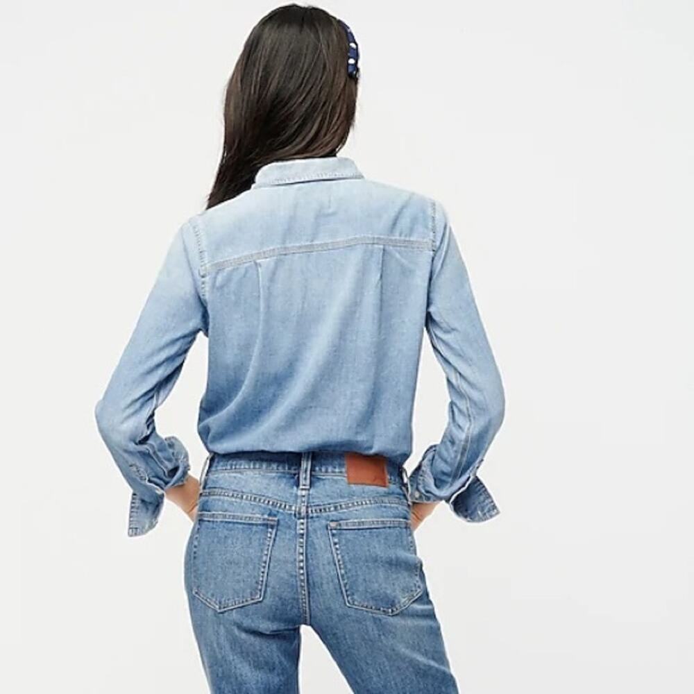 J.Crew 00 Everyday Chambray Shirt - Picture 4 of 9